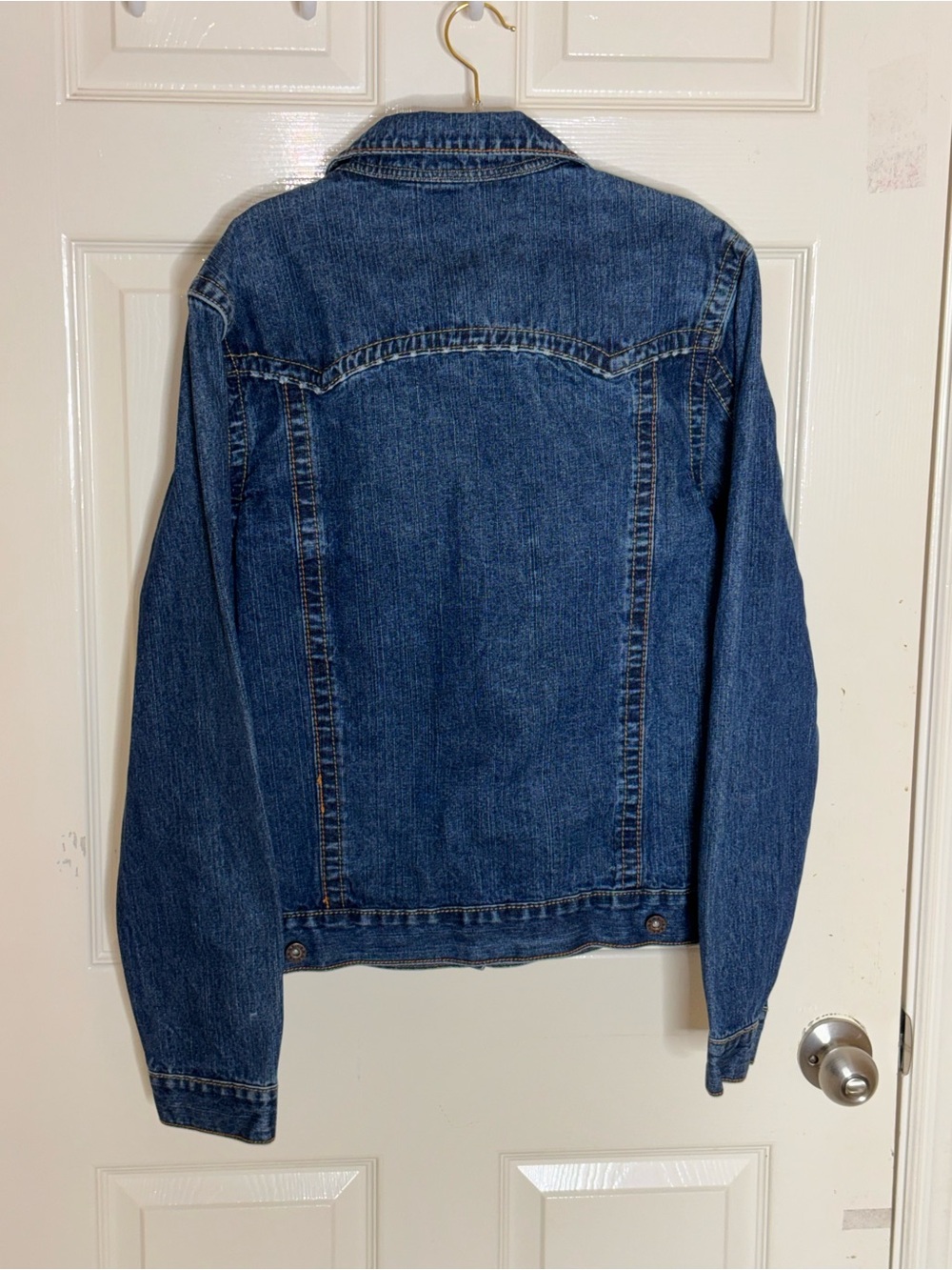 Vintage AWOL  80s Military Denim Jacket  Medium - Picture 6 of 11